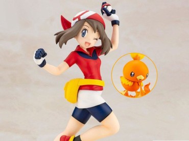 Firsttime Pokemon ArtFX J May With Torchic Statue [bigbadtoystore.com] Pokemon ArtFX J May With Torchic Statue Chupando