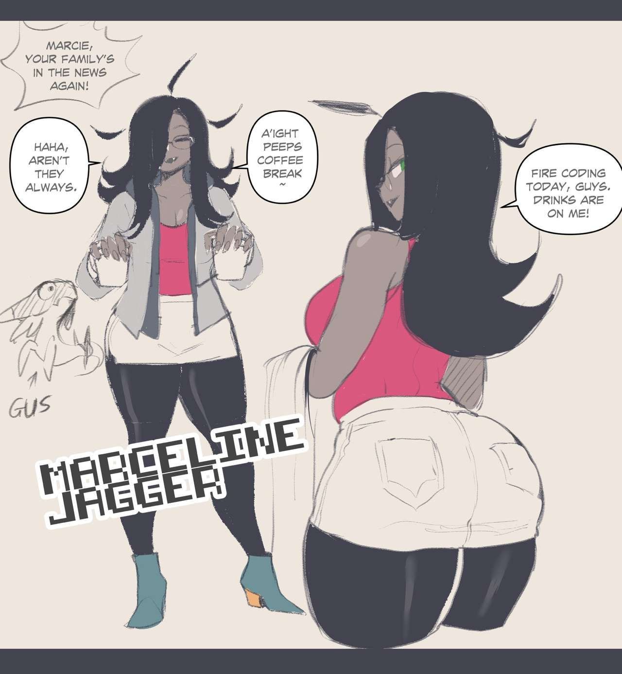 Defloration [ThiccwithaQ / Nyantcha] Marceline Jagger (Pokemon OC) [English] Office Sex