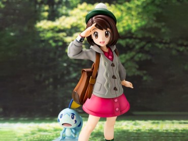 Alt Pokemon ArtFX J Gloria With Sobble Statue [bigbadtoystore.com] Pokemon ArtFX J Gloria With Sobble Statue Ebony