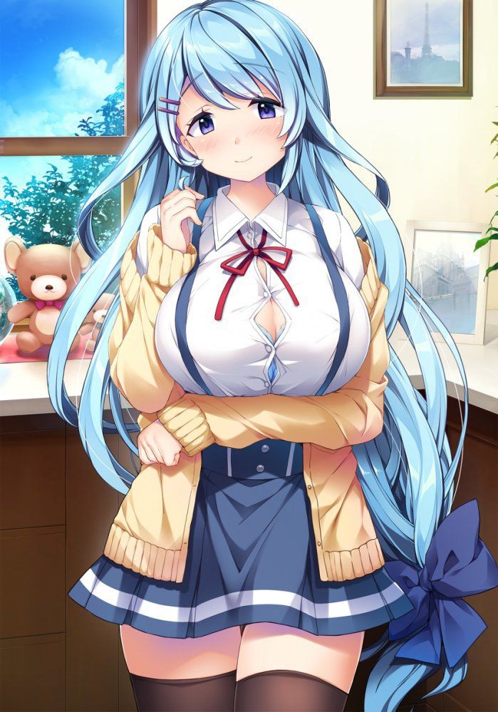 Grandpa 【Secondary】Blue Hair Girls Image No.11 Lingerie