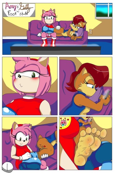 Gays [TinyDevilHorns] Amy And Sally In: Foot Stuff (Sonic The Hedgehog) Massage Sex