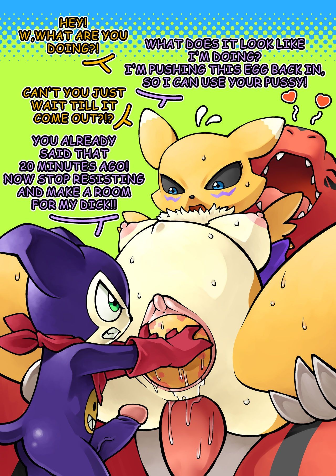 Amateur Sex Tapes [Anonymous] Renamon's Eggs And Other Things Bigass