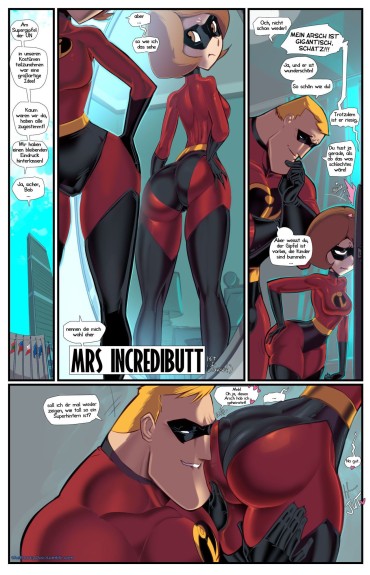 Cuminmouth [Fred Perry] Mrs Incredibutt (The Incredibles) [German] [Haigen] Gay Outdoors