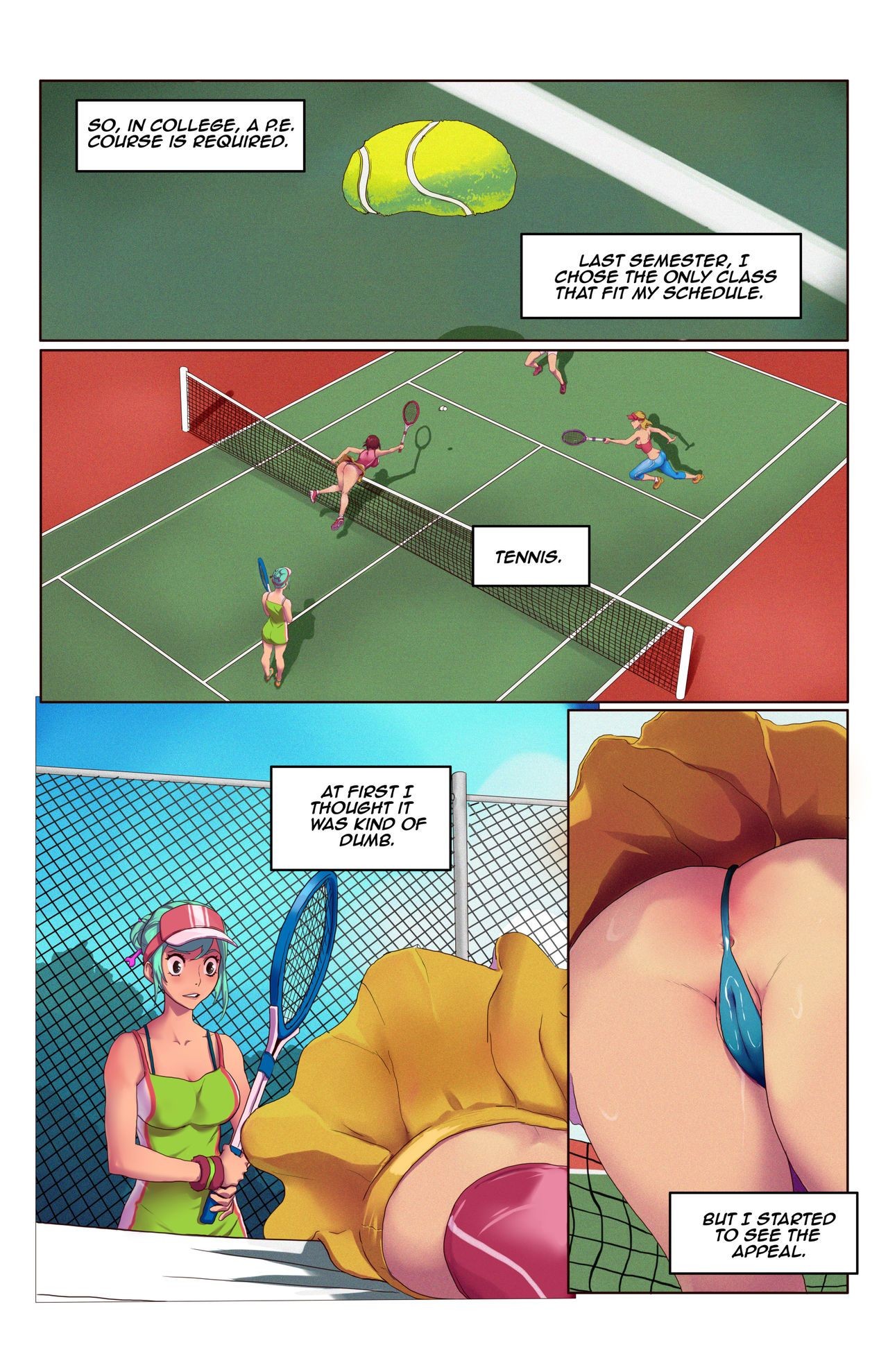 Free Petite Porn Time Stop And Bop - Tennis [Tentacle Monster Chu] Rico