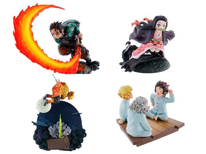 Banging Demon Slayer: Kimetsu No Yaiba Scenery Part 1 Box Of 4 Figures [bigbadtoystore.com] Demon Slayer: Kimetsu No Yaiba Scenery Part 1 Box Of 4 Figures Gag