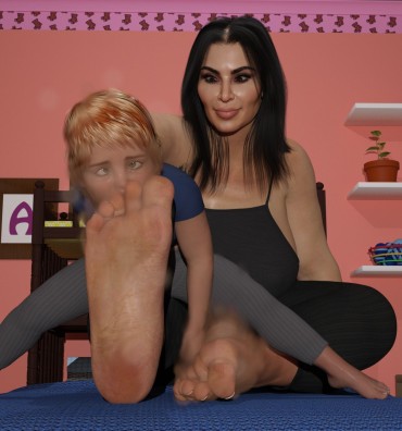 Breeding James45 – Kim Kardashian Foot Gag Doggy