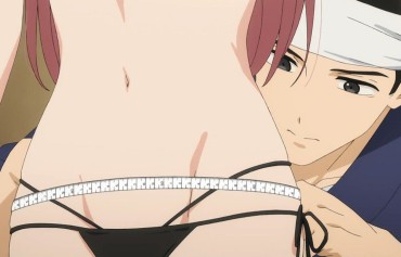 Bondagesex The Scene Where The Body Of A Girl In An Erotic Swimsuit Is Measured In Episode 2 Of The Anime "The Dress-up Doll Falls In Love" Hetero