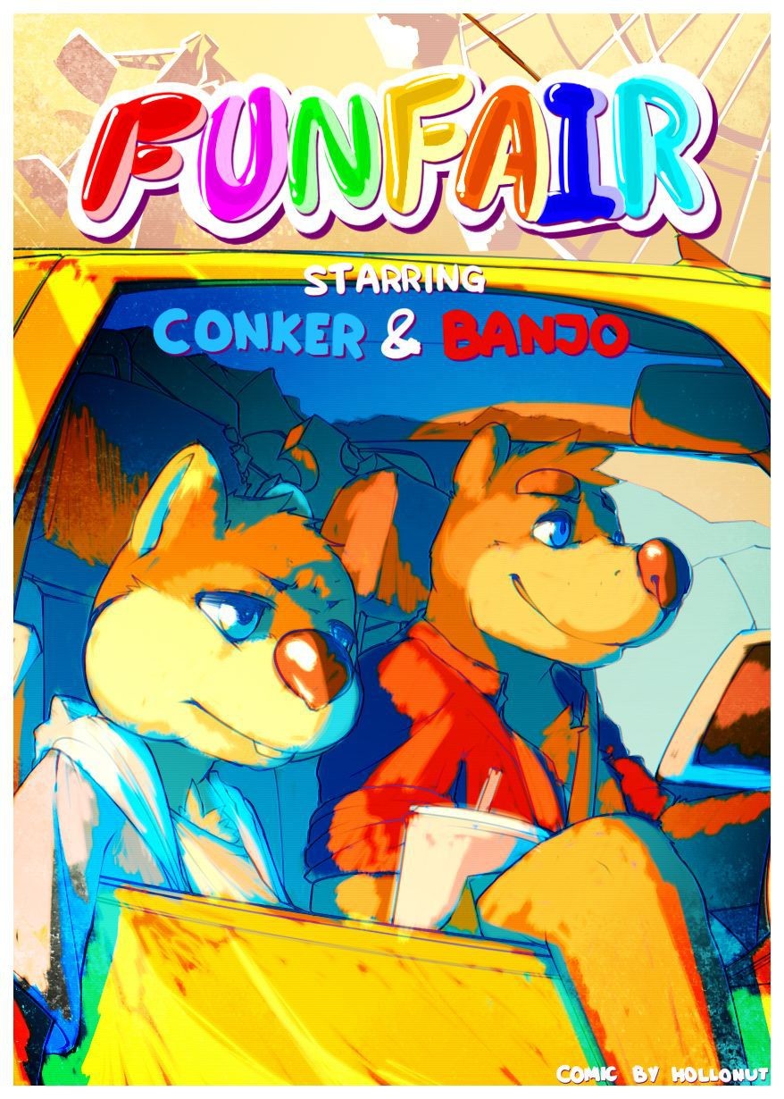 Celebrity [Hollonut] FUNFAIR, Starring Conker & Banjo [in Progress] Hair