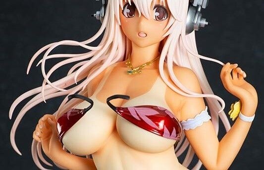 Handsome [Super Sonico] Swimsuit Is Unraveled And The Erotic Sunburn Trace Version Of The Porori Figure! France