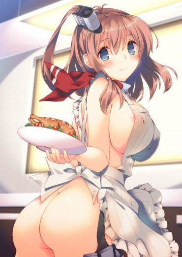 Teens 【Secondary Erotic Image】 Girls Standing In The Kitchen In An Apron Naked This Is Habo Immediately Www Naked Apron Image Summary Pene