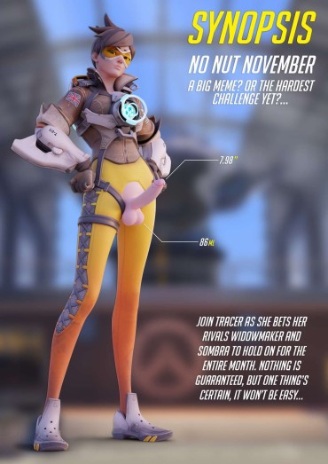Natural Boobs [Chainsmoker] Tracer's No Nut November (Ongoing) Monster Dick