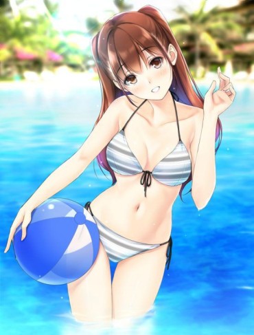 Couple 【Secondary Erotic】 Here Is The Erotic Image Of A Girl In A Swimsuit That Can Enjoy A Beautiful Body Strip