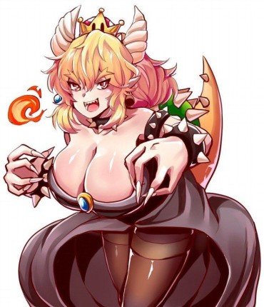 Butts 【Erotic Image】Character Image Of Princess Bowser Who Wants To Refer To Super Mario Erotic Cosplay Casado