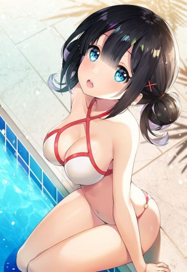 Horny Slut 【Secondary Erotic】 Here Is An Erotic Image Of A Girl Showing Off A Body In A Swimsuit Pau