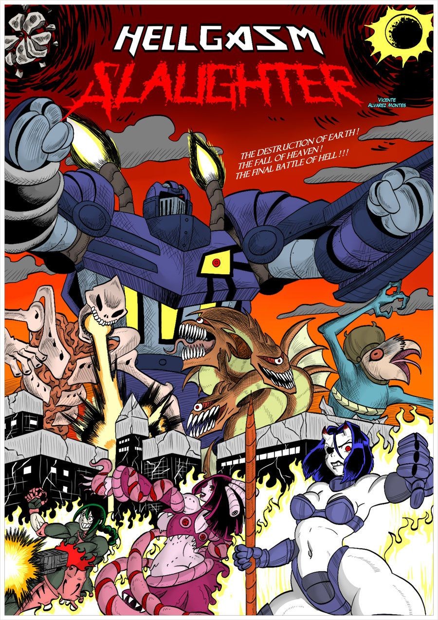 Cheerleader [Blue Striker Bomber] Hellgasm Slaughter (Ongoing) Jerkoff