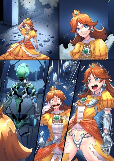 Double Princess Daisy Robot Transformation Gayhardcore