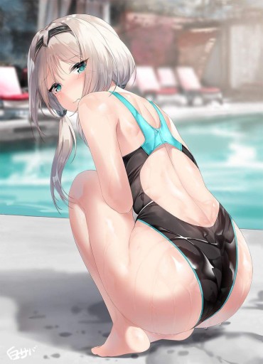 Tall Those Who Want To Nu In The Erotic Image Of The Swimming Swimsuit Are Gathered! Ass
