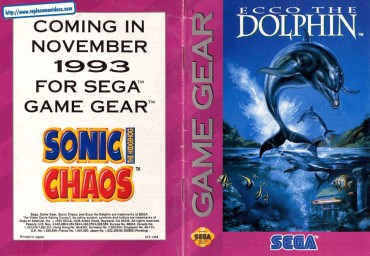 Virtual Ecco The Dolphin (Game Gear) Game Manual Vaginal