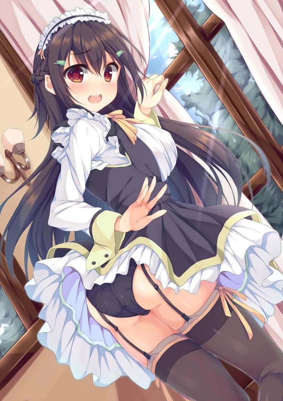 Curious Two-dimensional Erotic Image Of Maid. Transgender