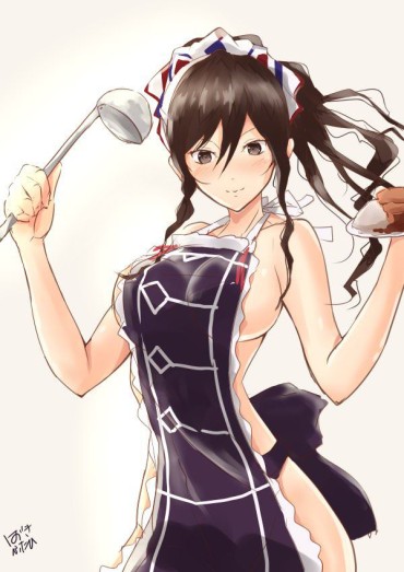 Watersports Cute Two-dimensional Image Of Naked Apron. Reversecowgirl