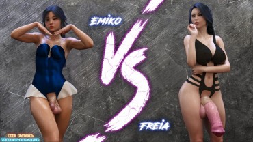 Sexy Girl [Squarepeg3D] Match 09 – Emiko Vs Freia [French] Jerk