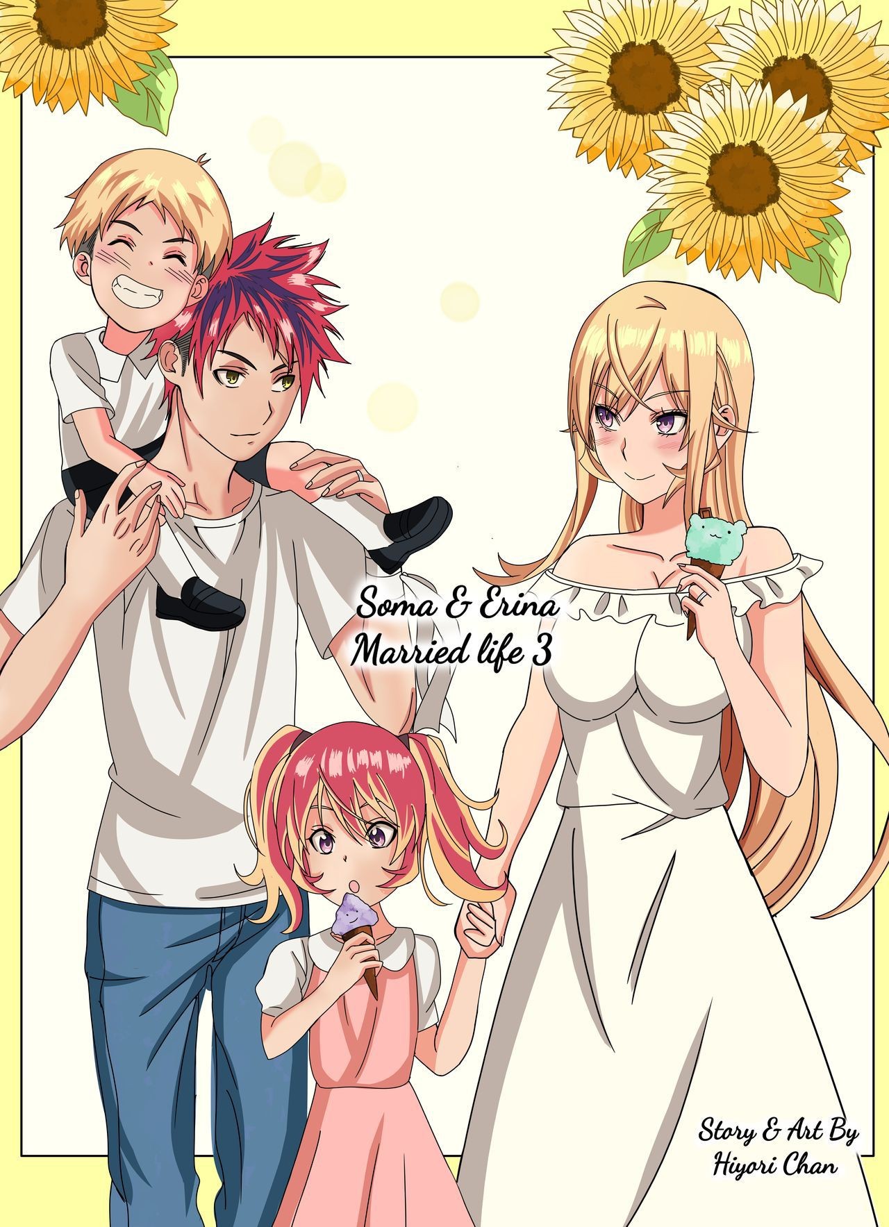 Family Roleplay [ Hiyori Chan] Soma And Erina Married Life 3(Shokugeki No Soma) Legs