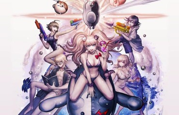 Big Tits "Happy Dangan Rompa S Super High School Class Nango Dice Training Camp" Standing Picture Of All Characters In Swimsuits! Latina