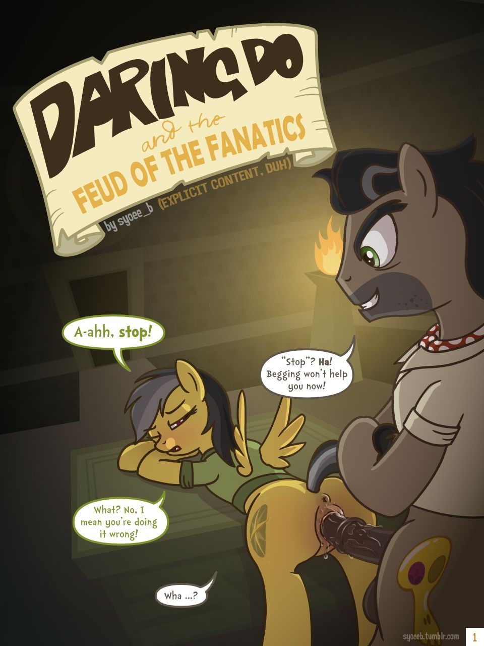 Blackmail MLP FiM - Feud Of The Fanatics By SyoeeB (Complete) Wanking