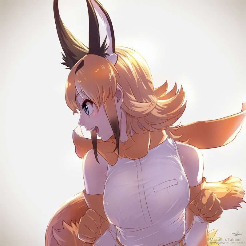 Tetas Grandes Moe Illustration Of Kemono Friends Girl Fuck