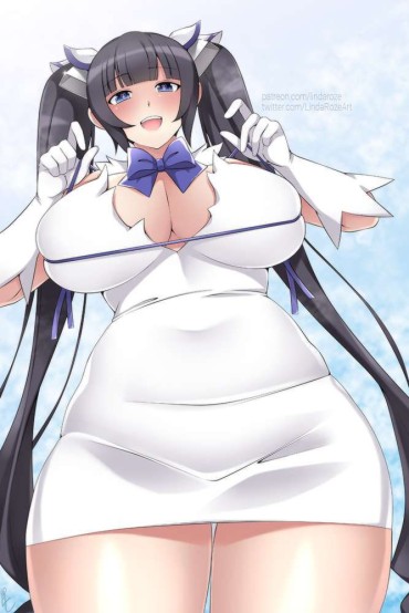 Fingers [Is It Wrong To Seek Encounters In Dungeons] Cute Erotica Image Summary That Pulls Out In Hestia's Echi Titfuck