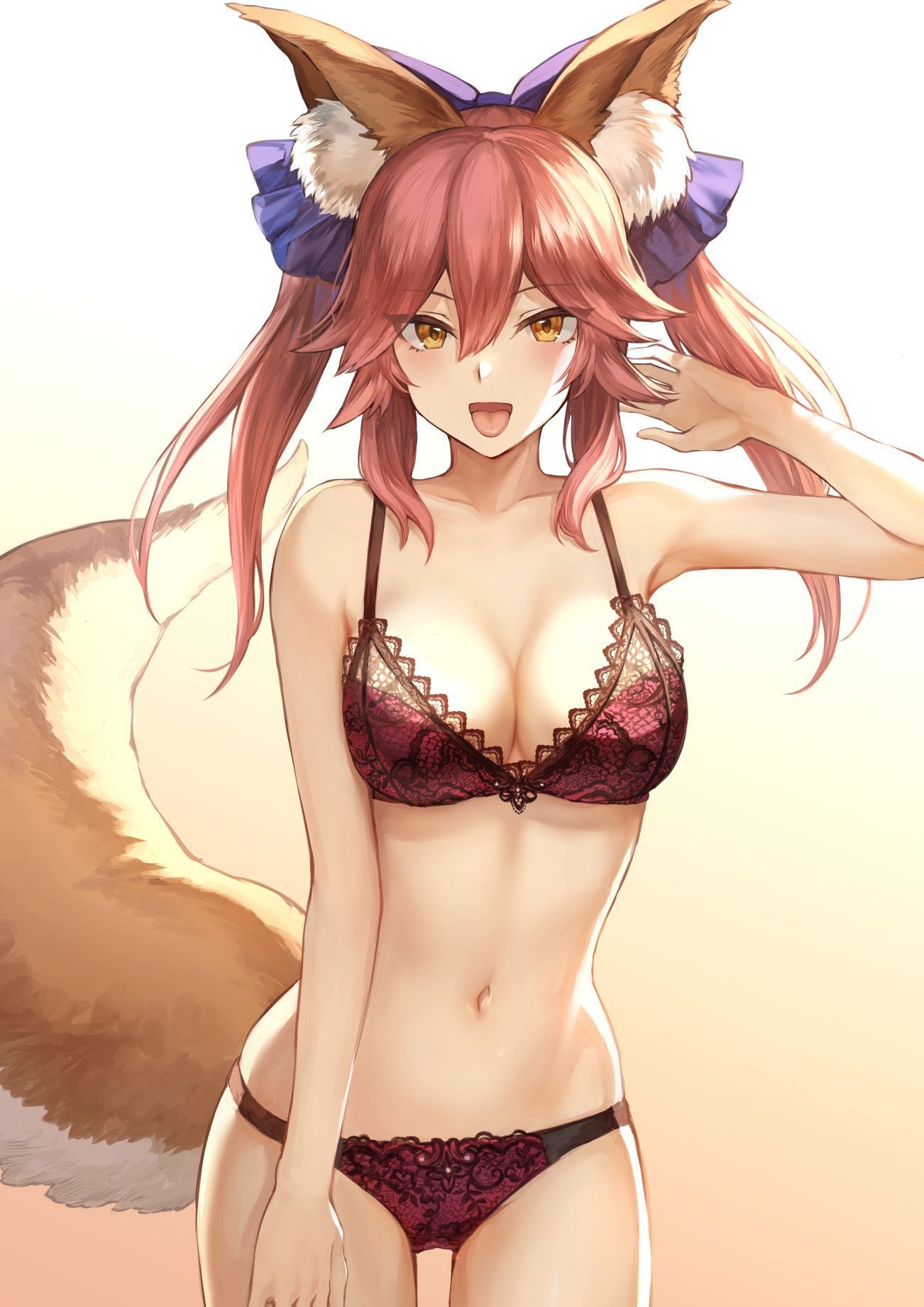 Squirting [Secondary Erotic] Fate/Grand Order (Fate/EXTRA), Cass Fox And Tamamo's Front Of The Image Summary! No.08 [20 Sheets] Rough