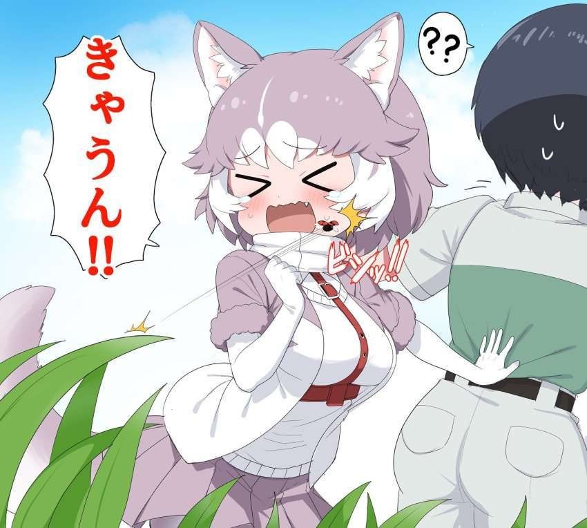 Shaven [Kemono Friends] Erotic Image That Pulls Out With The Etch Of The Yeinu Facial Cumshot