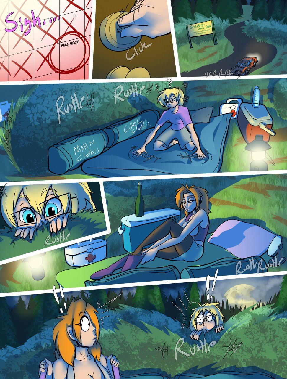 Amatures Gone Wild [TheBigBadWolf01] Felixxu Comic: Blue Moon (complete) Assfingering