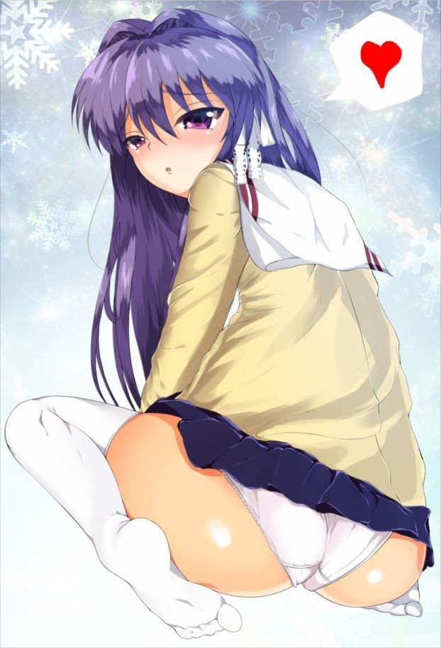 Lingerie Erotic Image That Is Going To Fall Into Pleasure Ant-face Fujibayashi Apricot! 【CLANNAD】 Face Fucking