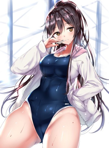 Raw [Swimming Swimsuit] Beautiful Girl Image Of The Swimming Swimsuit That A Body Line Comes Out Just By Wearing It Part 23 Spying