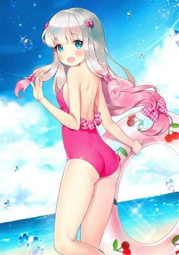 Students Almost Underwear In Terms Of Exposure. Erotic Image Of A Beautiful Girl In A Swimsuit Softcore