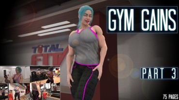 Group Sex 3DeepGTS – Gym Gains 3 Strap On