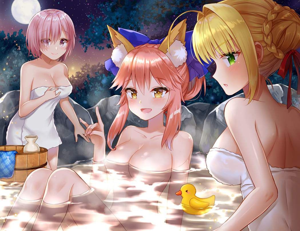Virginity [3rd] Secondary Erotic Image Of FGO Characters Who Heal Daily Fatigue In Hot Springs Rimming