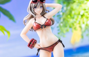 Condom [God Eater] Arisa's Erotic And Erotic Figure In An Erotic Ass Swimsuit! Kissing