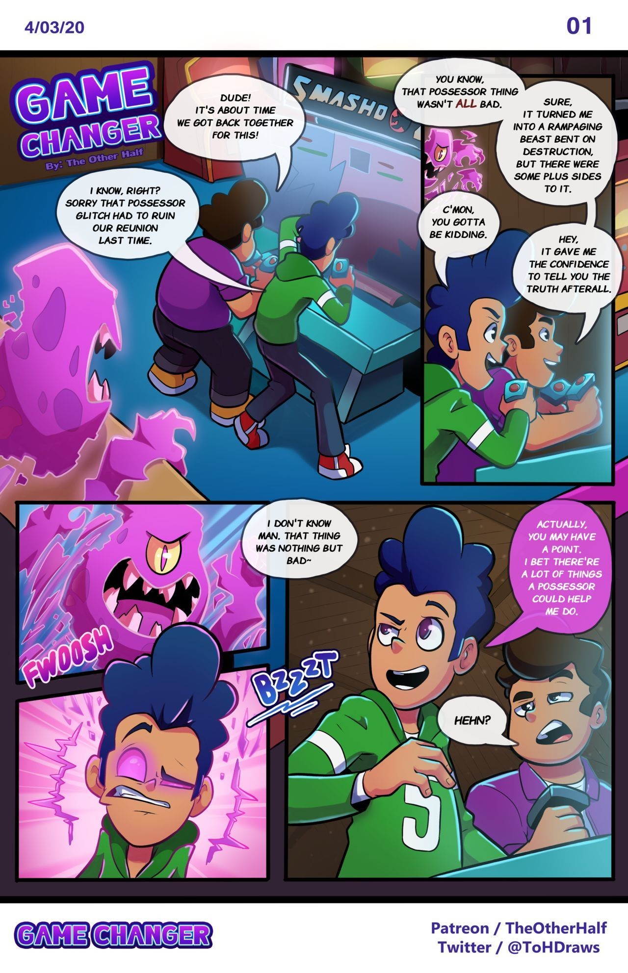 Pussy TheOtherHalf - Game Changer (Glitch Techs Comic) (ongoing) Amature Sex Tapes