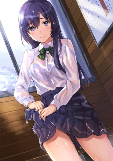 Peludo 【Secondary】Erotic Image Of "sheer Bra Schoolgirl" Who Has Wet Uniform In Sudden Rain And Bra Is Transparent 4some