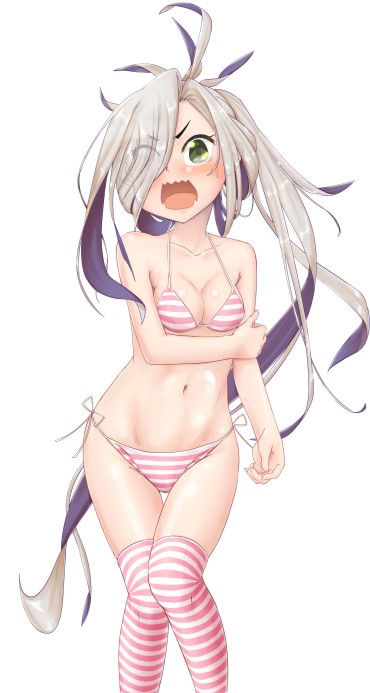 Foursome [Asa Frost-chan (ship This)] Secondary Erotic Image Of The Silver-haired Loli One-eye Hidden Asa Frost Of The Fleet Collection Fist