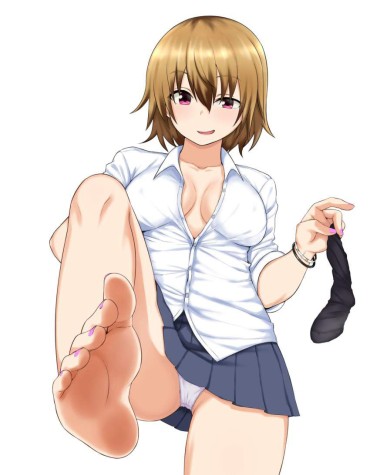 Gay Fetish [Silent Appeal] Secondary Erotic Image Of A Girl Who Is Taking Off Only One Of The Socks Likely To Want Licking Pegging