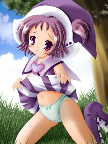 Panties [Segawa Onpu-chan (Oja Witch Domi)] JS Lori Magical Girl Of Oja Witch Domi, Secondary Erotic Image Of MAHdo Magical Girl Segawa Onpu-chan In Charge Of Purple Jacking Off