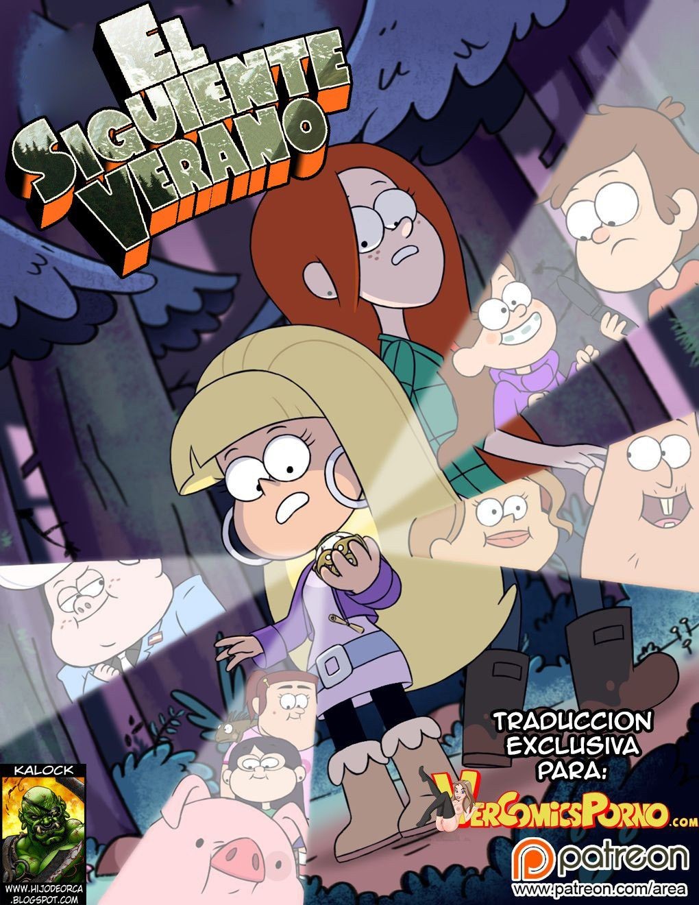 Delicia [Area] Next Summer | El Siguiente Verano (Gravity Falls) [Spanish] [VerComicsPorno, Kalock] [Ongoing] Fuck Me Hard