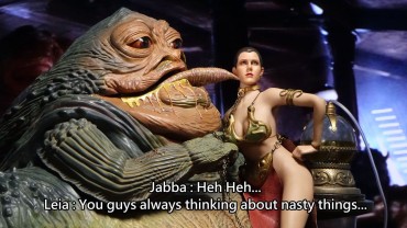 Hogtied Jabba And The Princess Francais