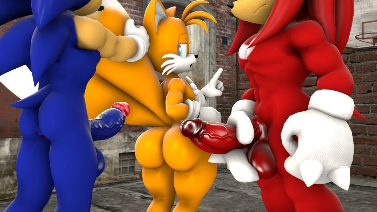 Glasses [BlueApple] Tails And The Bois 1-2 (Sonic The Hedgehog) Street Fuck