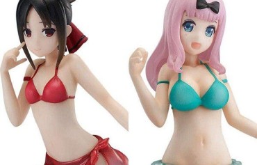 Corno [Kaguya-sama Wants To Tell] Shinomiya Kaguya And Fujiwara Chika's Erotic Swimsuit Erotic Figure! Pure18