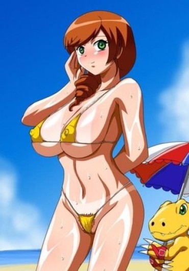 Nipples Digimon Moe Illustration Oral Sex Porn