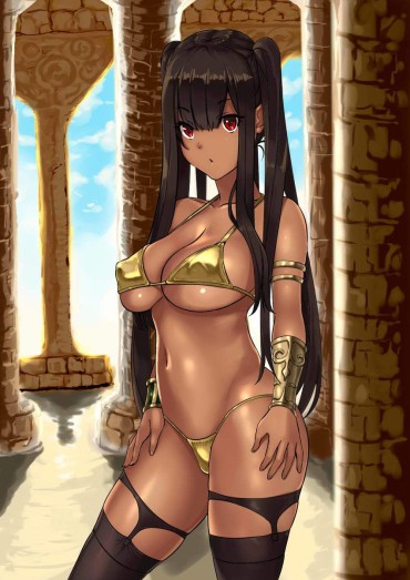 Whipping [Golden Cloth] Secondary Erotic Image Of Girls Wearing A Golden Bikini Firsttime